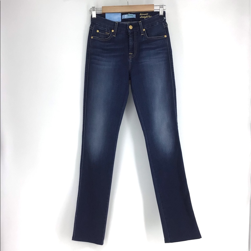 7 For All Mankind Kimmie Straight Leg Denim Jeans